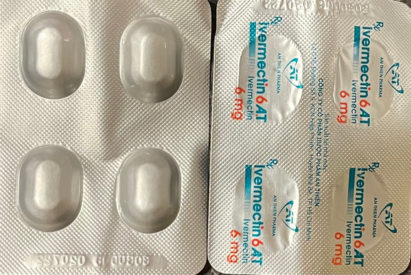 Ivermectin 6mg (4 Tablets)