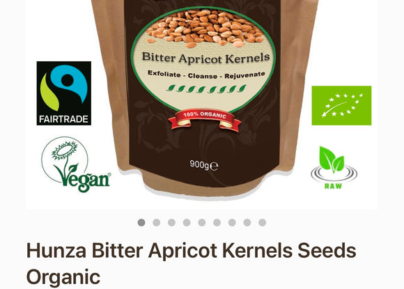 Organic Bitter Apricot Kernels Seeds 1kg and FREE delivery anywhere in the World