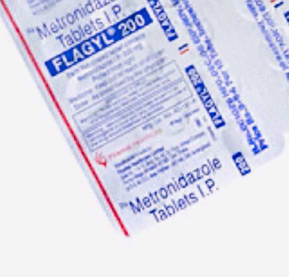 Metronidazole 200mg 15 Tablets